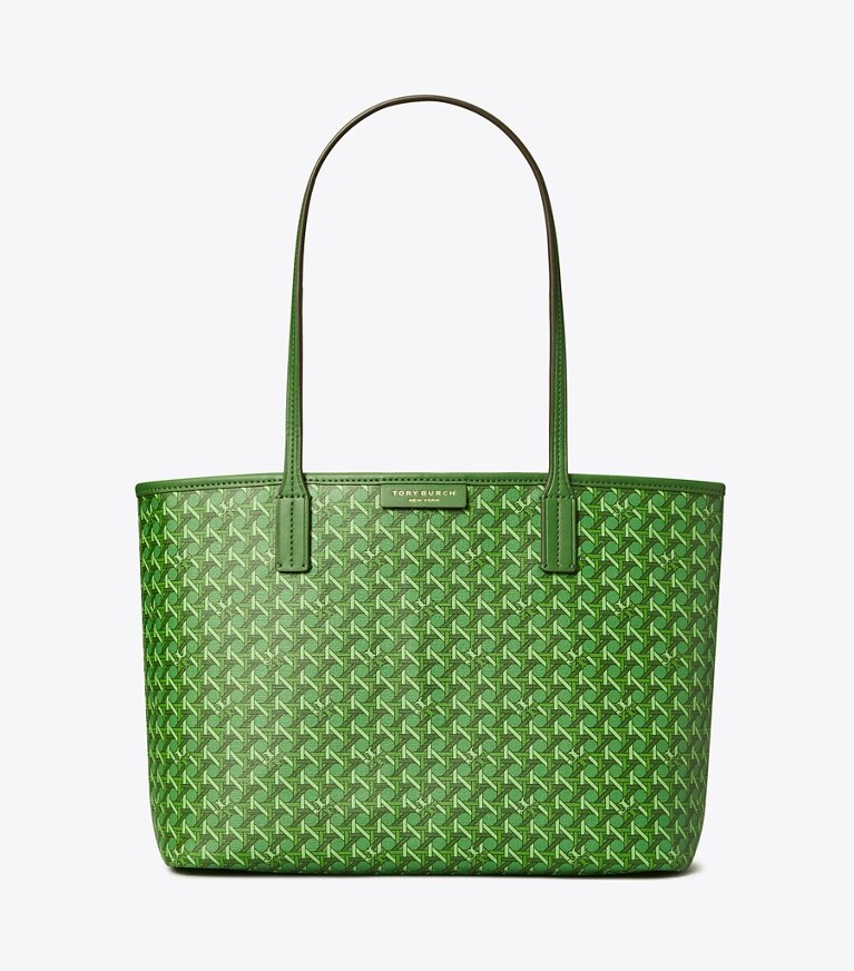 Tory Burch designer tote bags Kleine Ever-Ready Tote Bag mit Reißverschluss in Arugula angle