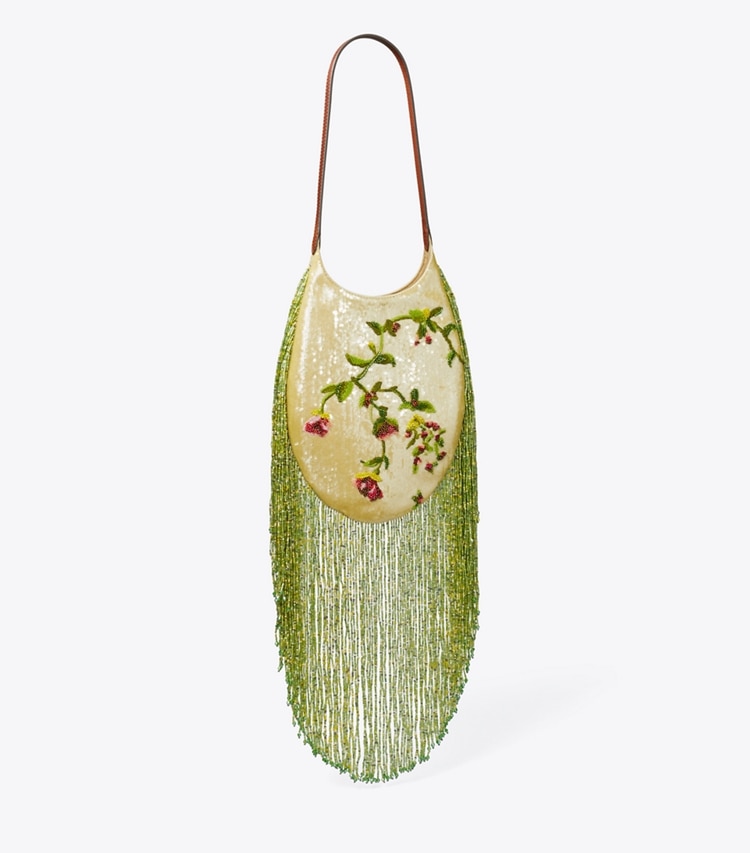 Tory Burch designer schultertaschen Kleine Tasche mit Piercingdetail in Multi angle