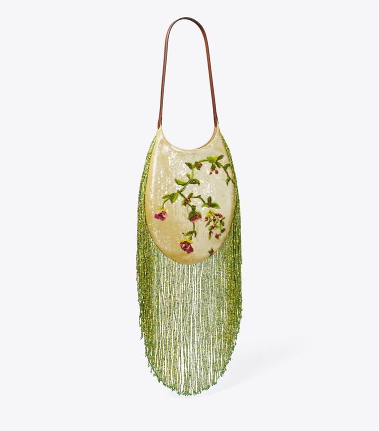 Tory Burch designer schultertaschen Kleine Tasche mit Piercingdetail in Multi angle