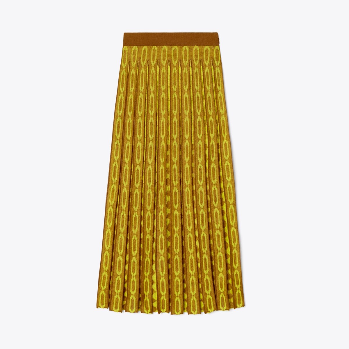 Knit Jacquard Skirt Women's Designer Bottoms Tory Burch