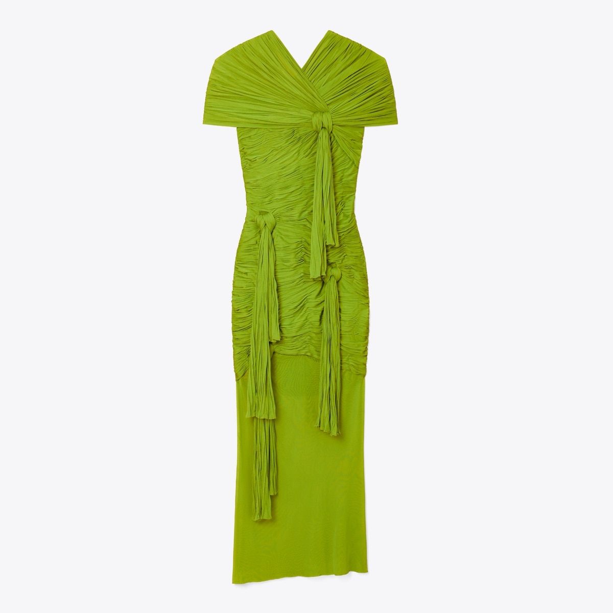Knotted Viscose Dress: Women's Designer Dresses | Tory Burch