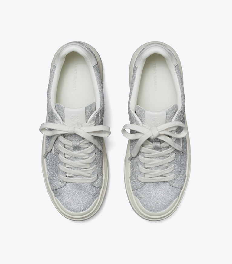 Tory burch silver on sale sneakers