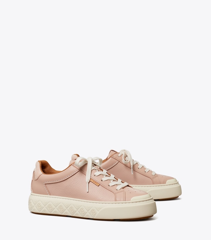 Tory Burch designer sneakers Ladybug Sneaker in SHELL PINK / SHELL PINK angle