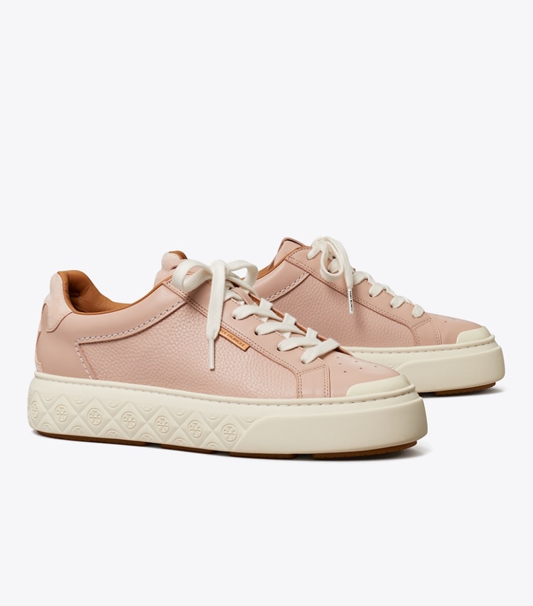 Tory Burch designer sneakers Ladybug Sneaker in SHELL PINK / SHELL PINK angle