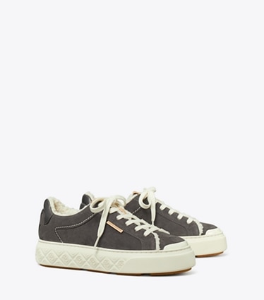 Tory Burch designer sneakers Ladybug Sneaker in LAVAGNA angle