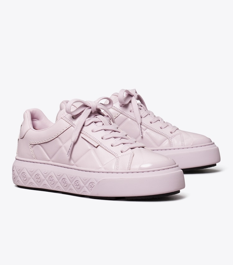 Tory Burch designer sneakers Ladybug Sneaker in PINK / PINK  PINK angle