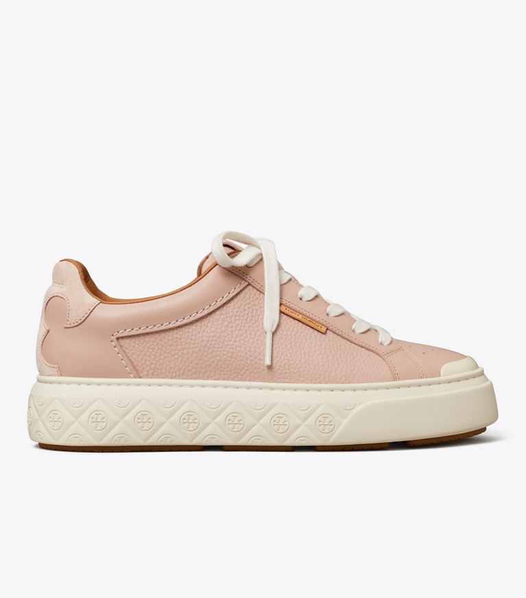 Tory Burch designer sneakers Ladybug Sneaker in SHELL PINK / SHELL PINK angle