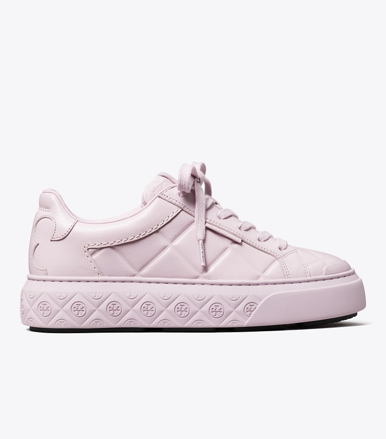 Tory Burch designer sneakers Ladybug Sneaker in PINK / PINK PINK side