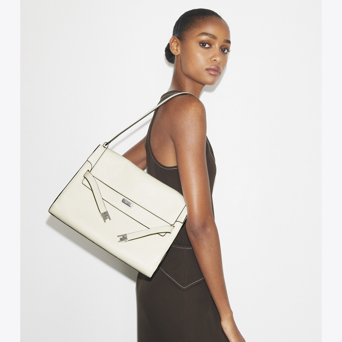 ハンドバッグ TORY BURCH LEE RADZIWILL LARGE LEATHER HANDBAG large-lee-radziwill-shoulder-