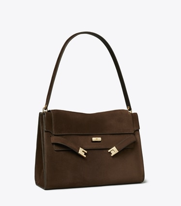 Tory Burch 美品⭐︎ Tory Burch Womens 146467 Thea Pebbled Leather With Gold-tone