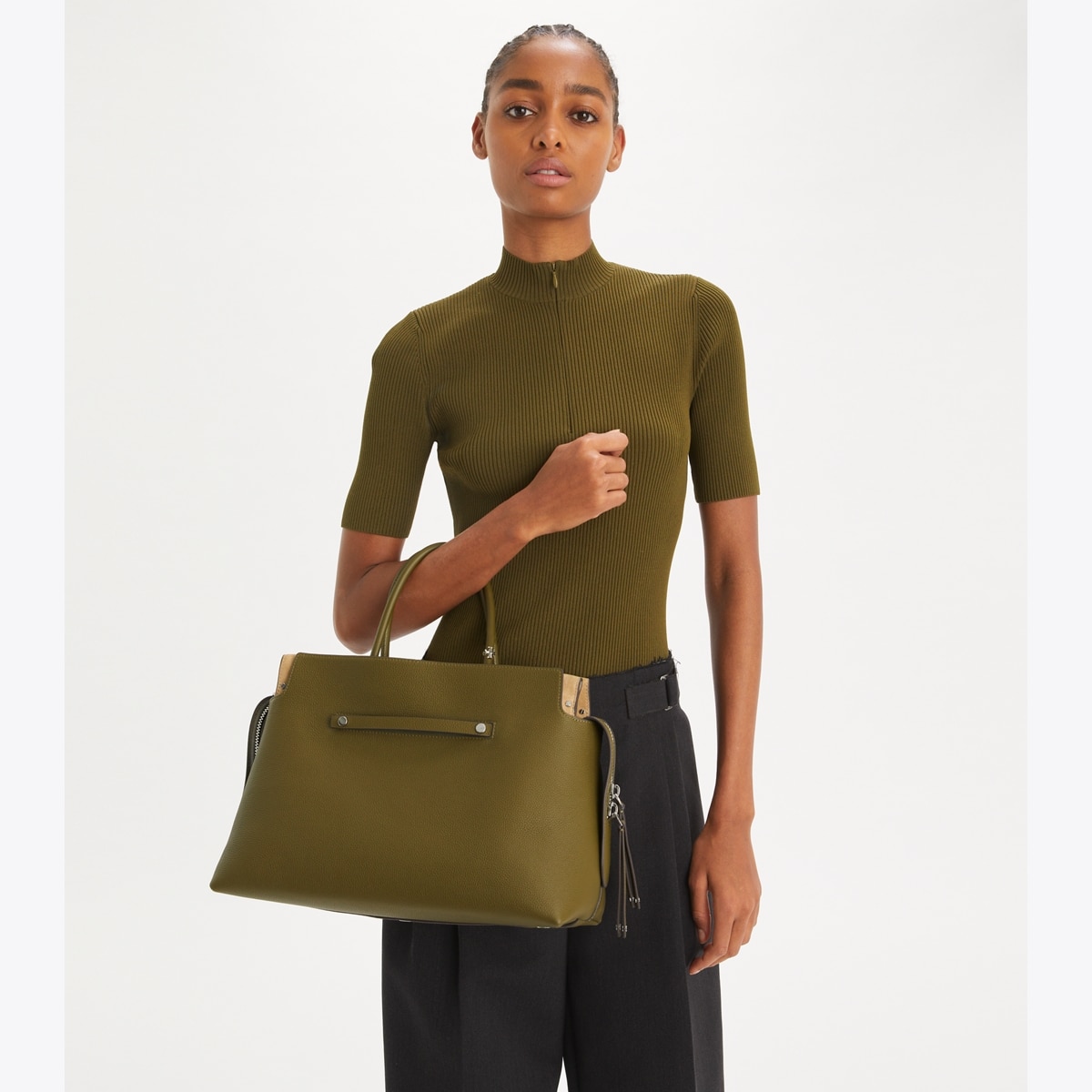 メーカー Pebbled Mercer Large Satchel: Satchels Designer Women's バッグ