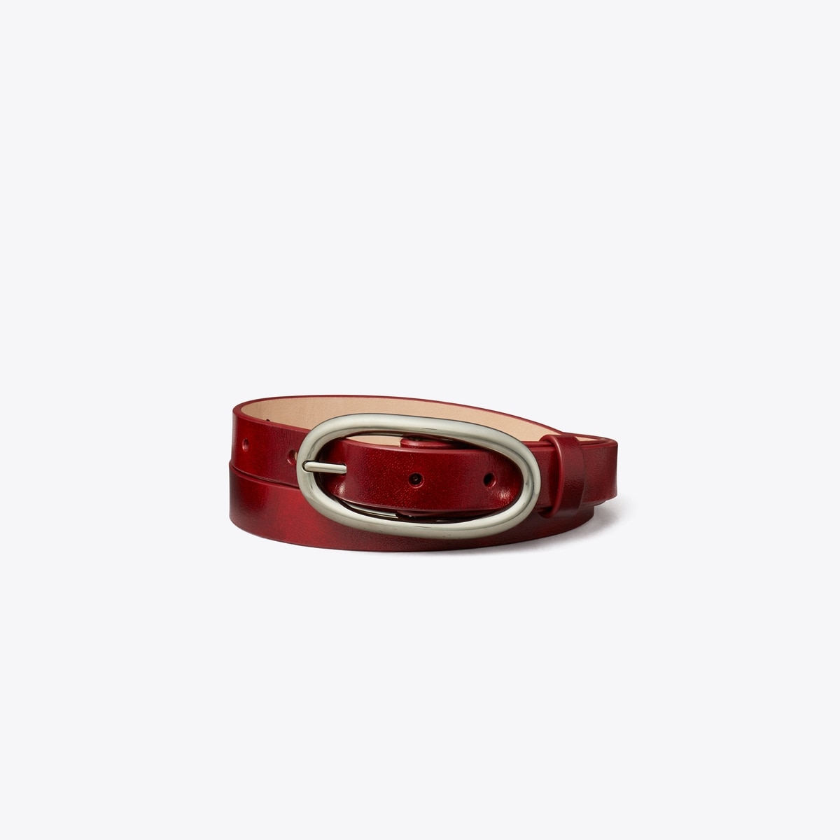 Large Pierced Buckle Belt: Women's Designer Belts | Tory Burch