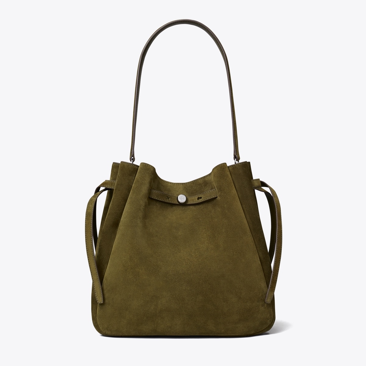 Large Romy Suede Bucket Bag: Women's Designer Shoulder Bags | Tory