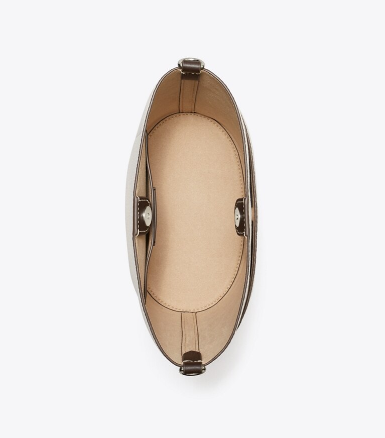 Leather Bucket Bag: Women's Designer Satchels | Tory Burch CA