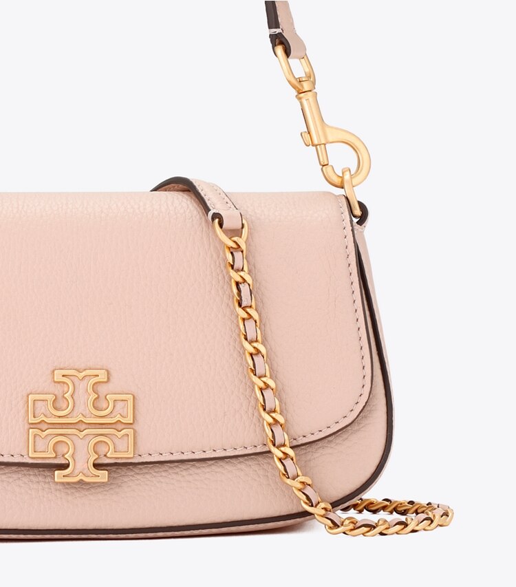 Tory Burch designer クロスボディバッグ レザー コンバーチブル クロスボディバッグ in Shell Pink ディテール
