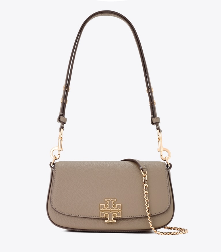 Tory Burch designer クロスボディバッグ レザー コンバーチブル クロスボディバッグ in Portobello angle