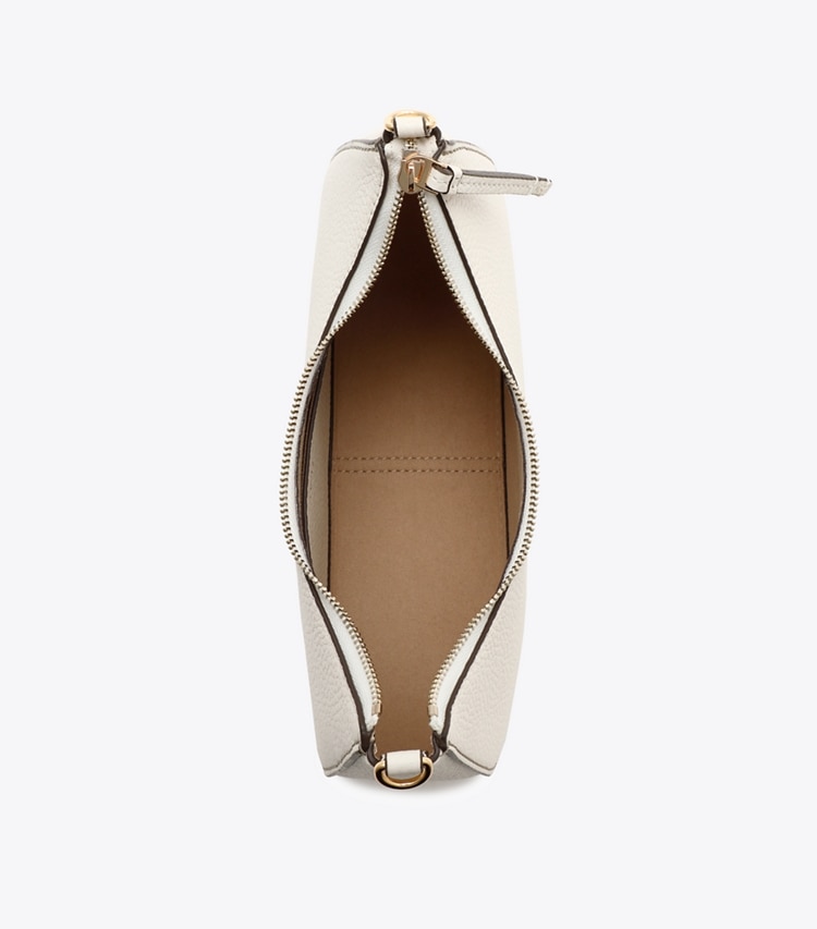 Tory Burch designer クロスボディバッグ レザー コンバーチブル ショルダーバッグ in NEW IVORY オーバーヘッド