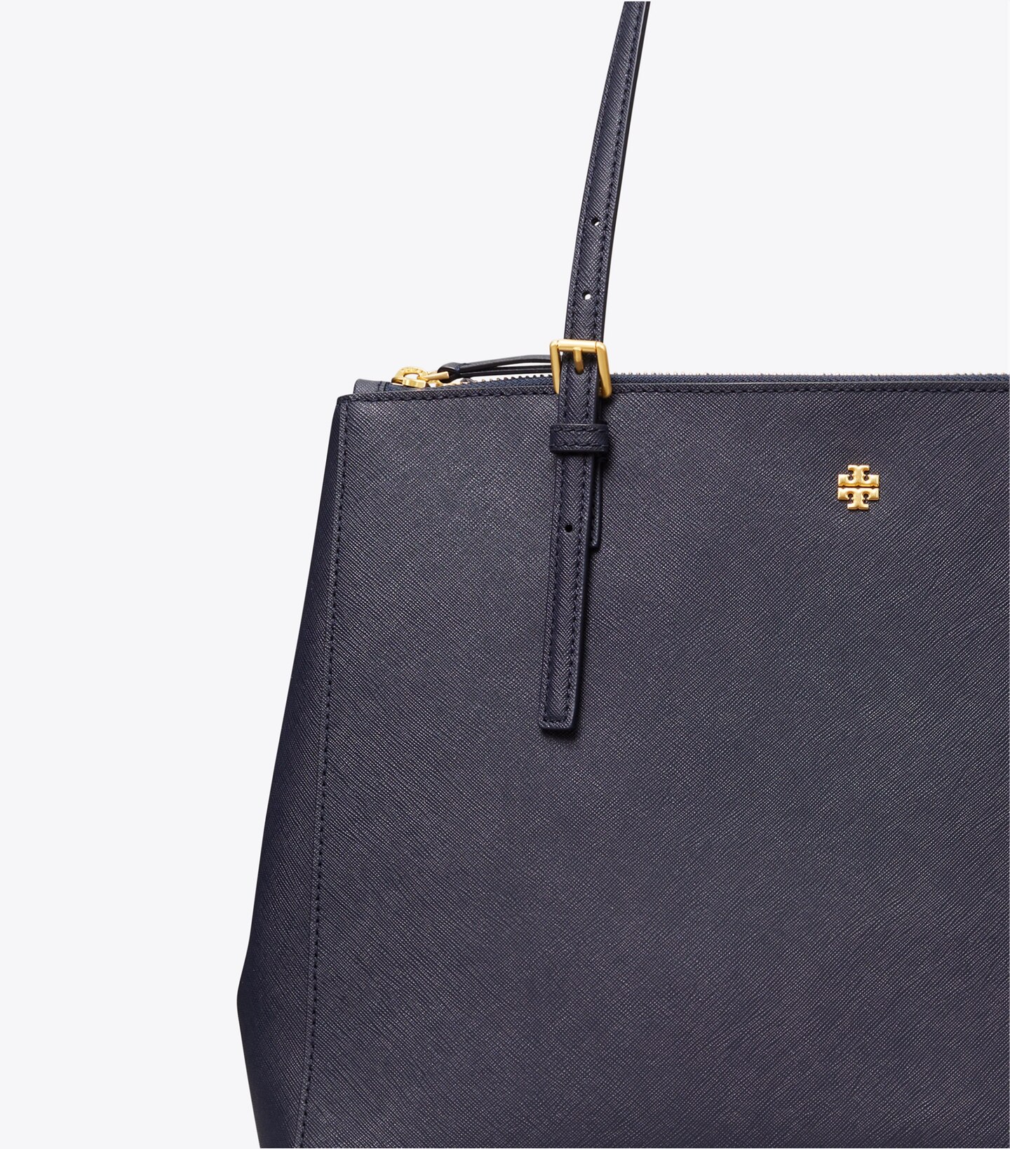 Leather Double Zip Tote