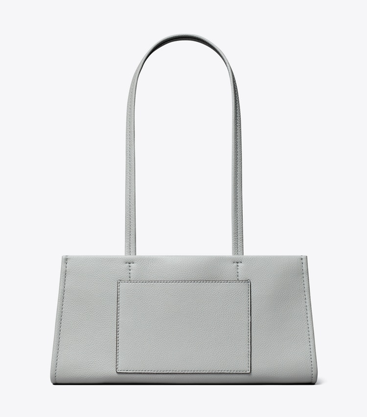 Tory Burch designer satchels Leather East West Satchel in Misty Cloud back