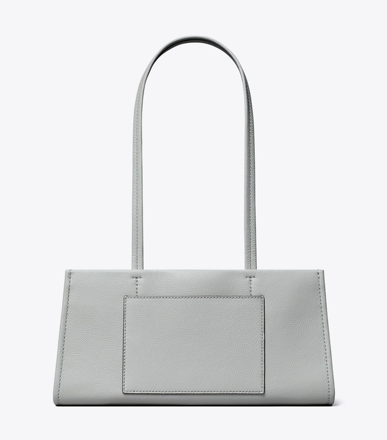 Tory Burch designer satchels Leather East West Satchel in Misty Cloud back