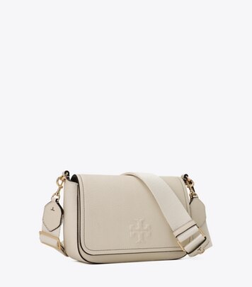 【関税込】TORY BURCH レザークロスボディ エラ チェーン スモールクロスボディ: レディース クロスボディ