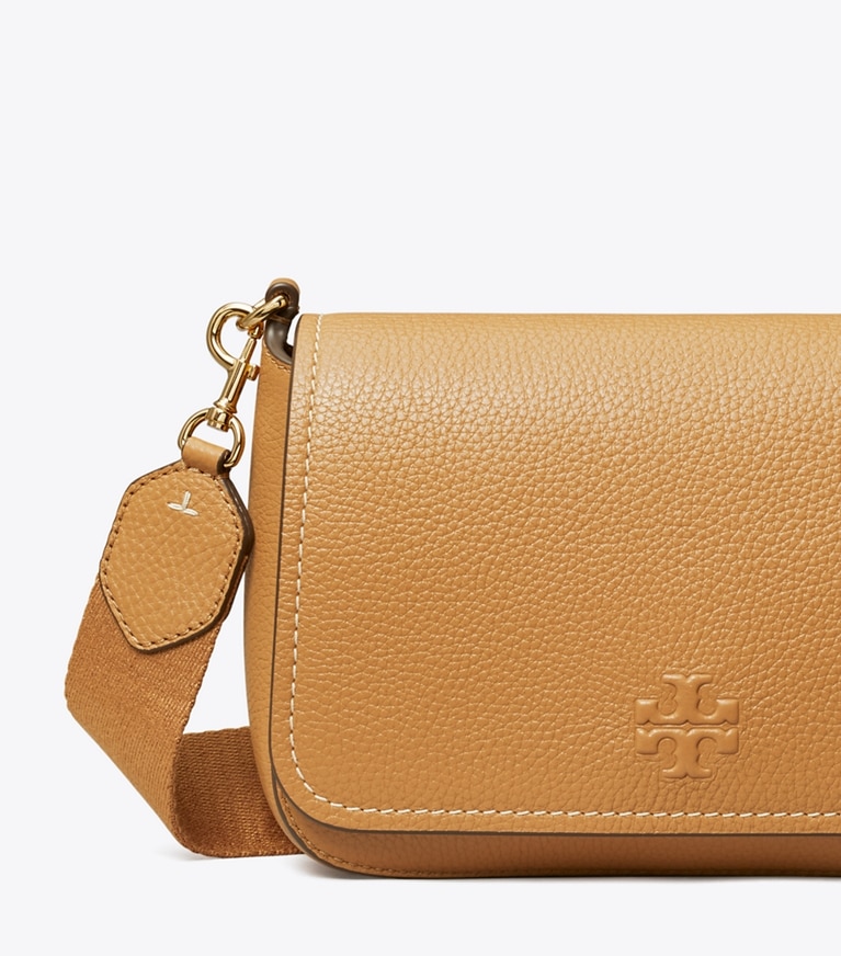 Leather Flap Crossbody