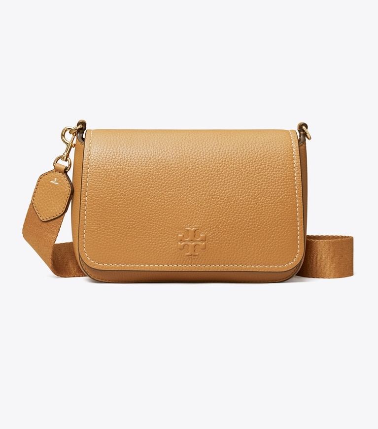 Leather Flap Crossbody