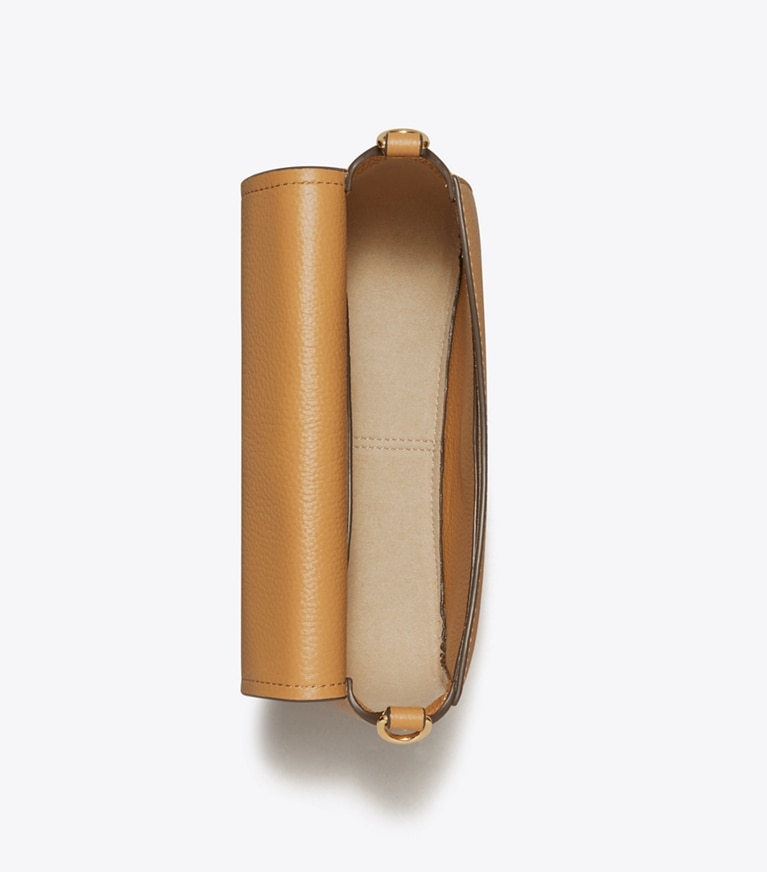 Leather Flap Crossbody