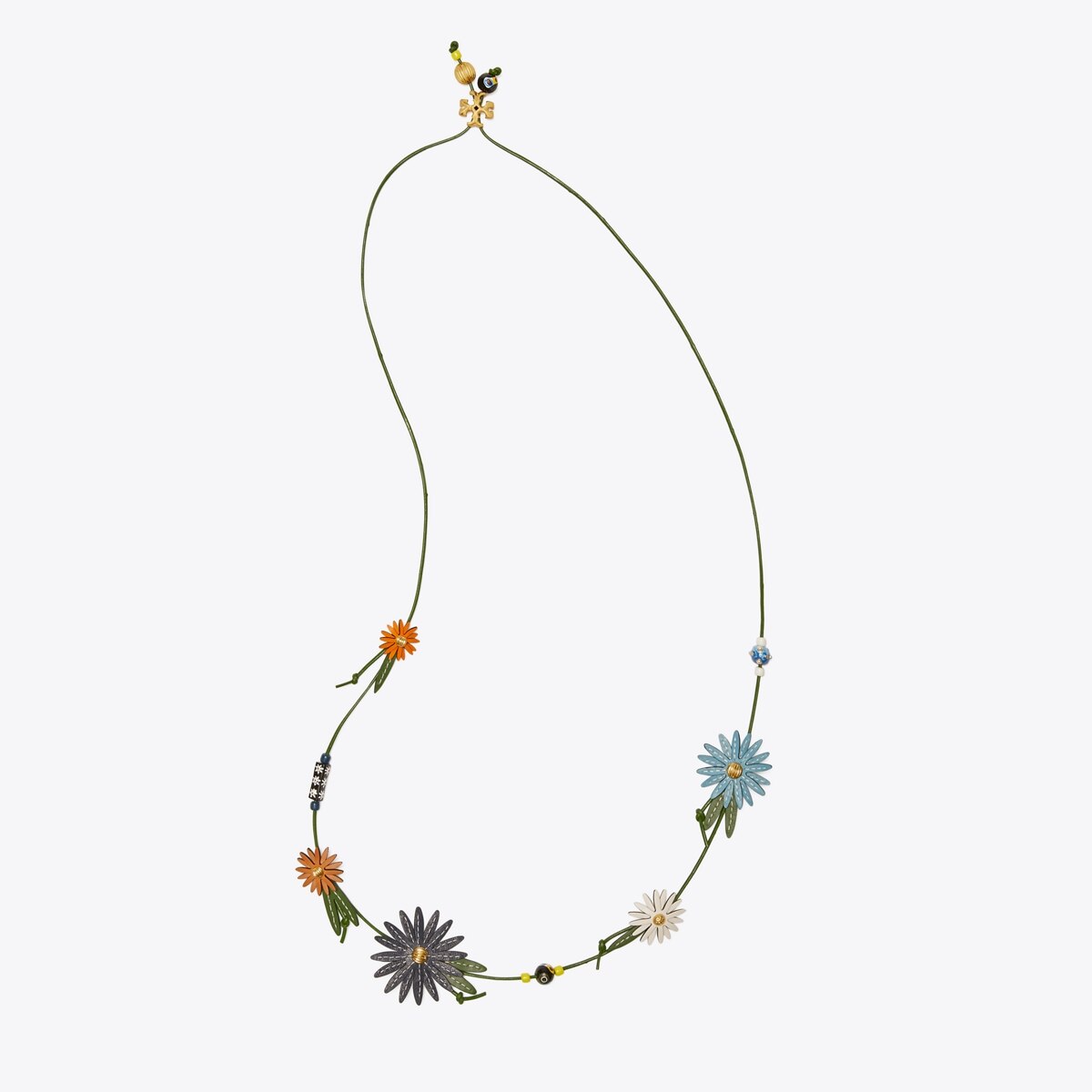 tory burch flower necklace