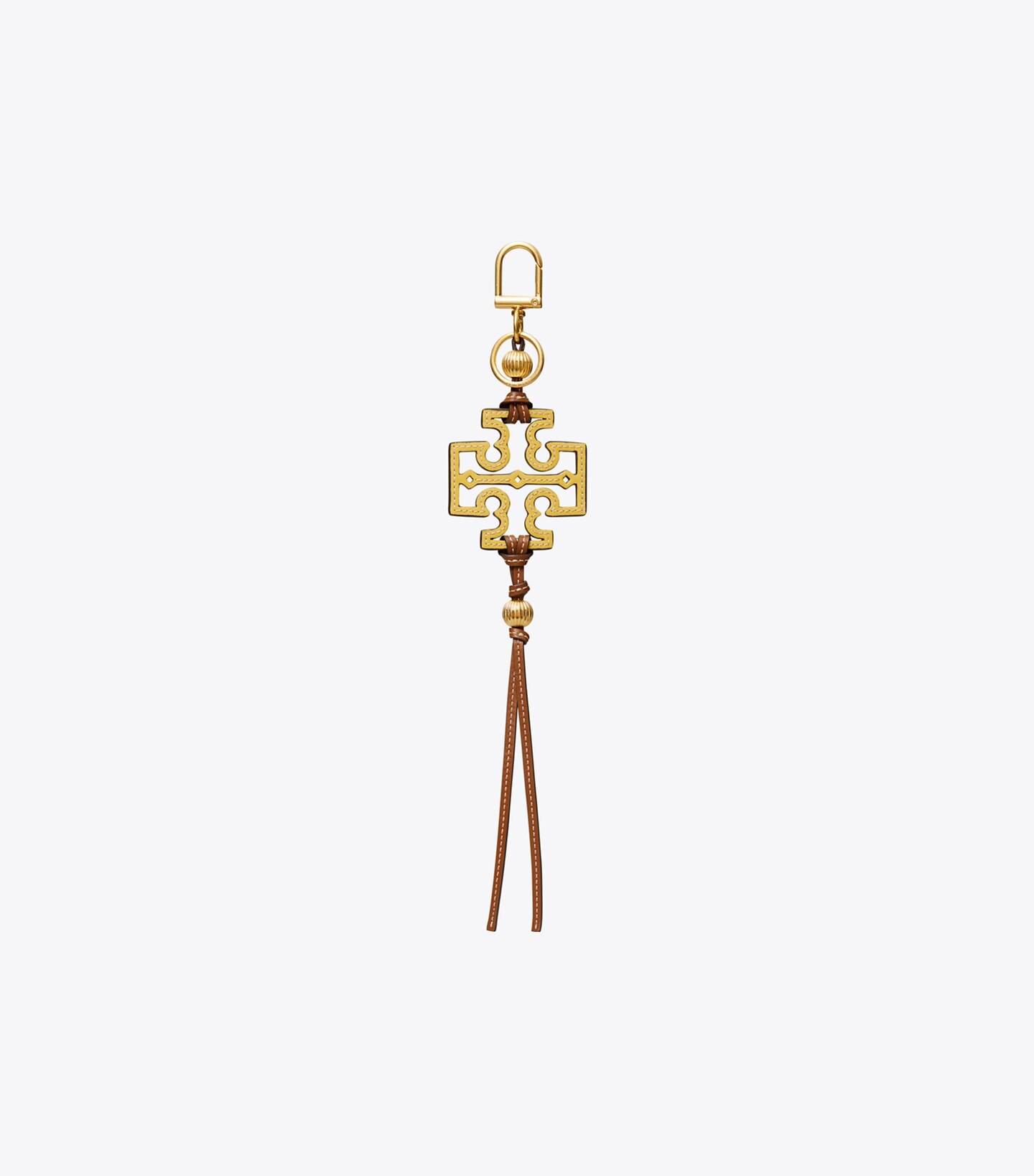 Leather Kira Tassel Key Ring