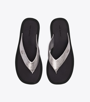 Leather Platform Flip Flop