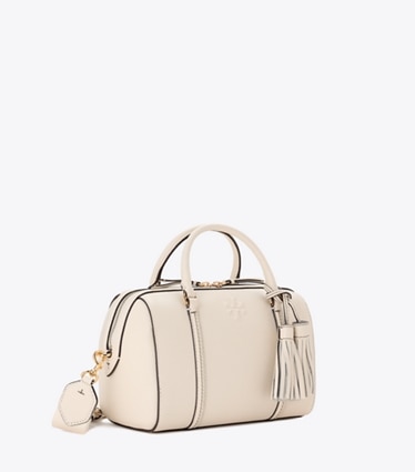 Tory Burch designer サッチェルバッグ レザー サッチェルバッグ in NEW IVORY angle