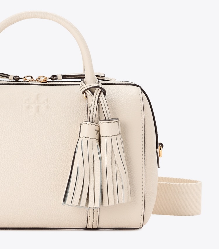 Tory Burch designer サッチェルバッグ レザー サッチェルバッグ in NEW IVORY ディテール