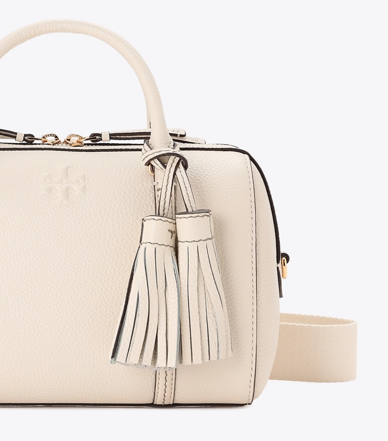 Tory Burch designer サッチェルバッグ レザー サッチェルバッグ in NEW IVORY angle