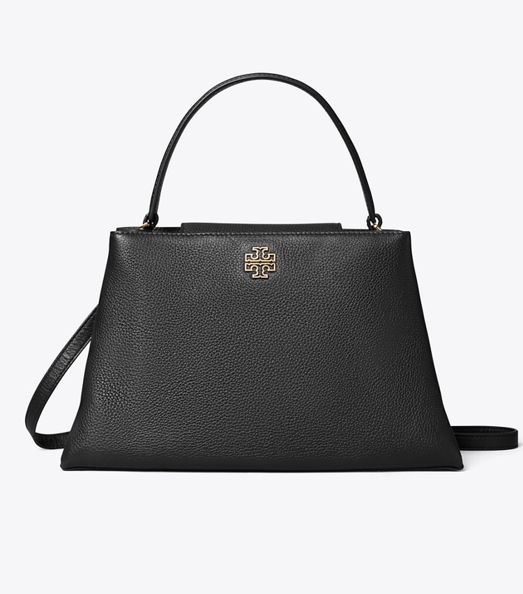 Tory Burch designer サッチェルバッグ レザー サッチェルバッグ in Black front