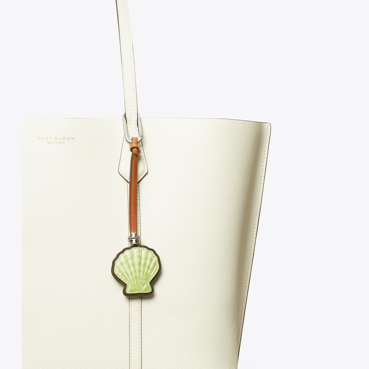 Leather Shell Bag Charm: Women's Designer Bag Charms & Key Rings