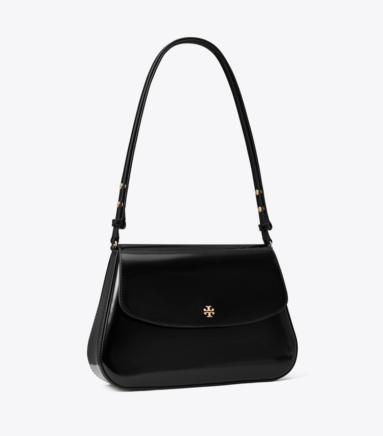 Tory Burch designer crossbody bags Leather Shoulder Bag in Black angle