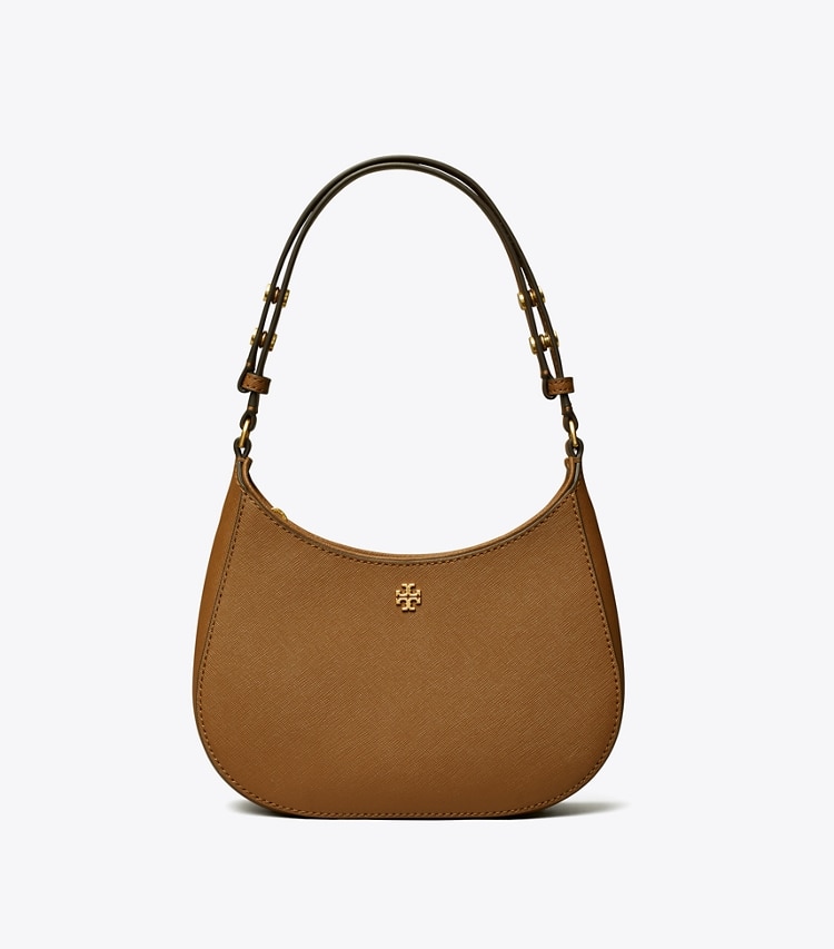 Tory Burch designer shoulder bags Leather Shoulder Bag in Moose front