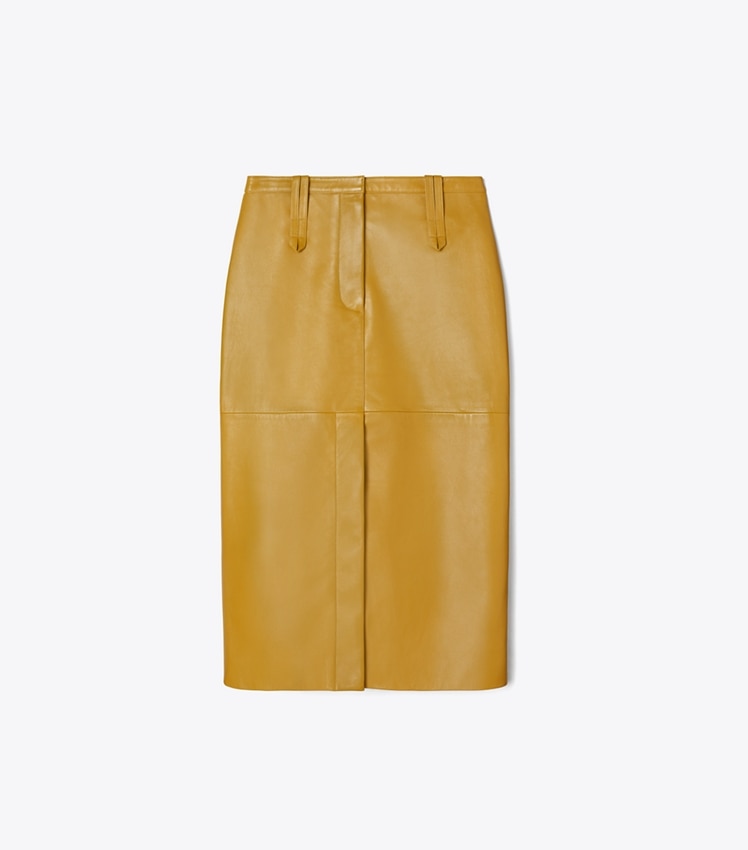 Leather Skirt by Tory Burch