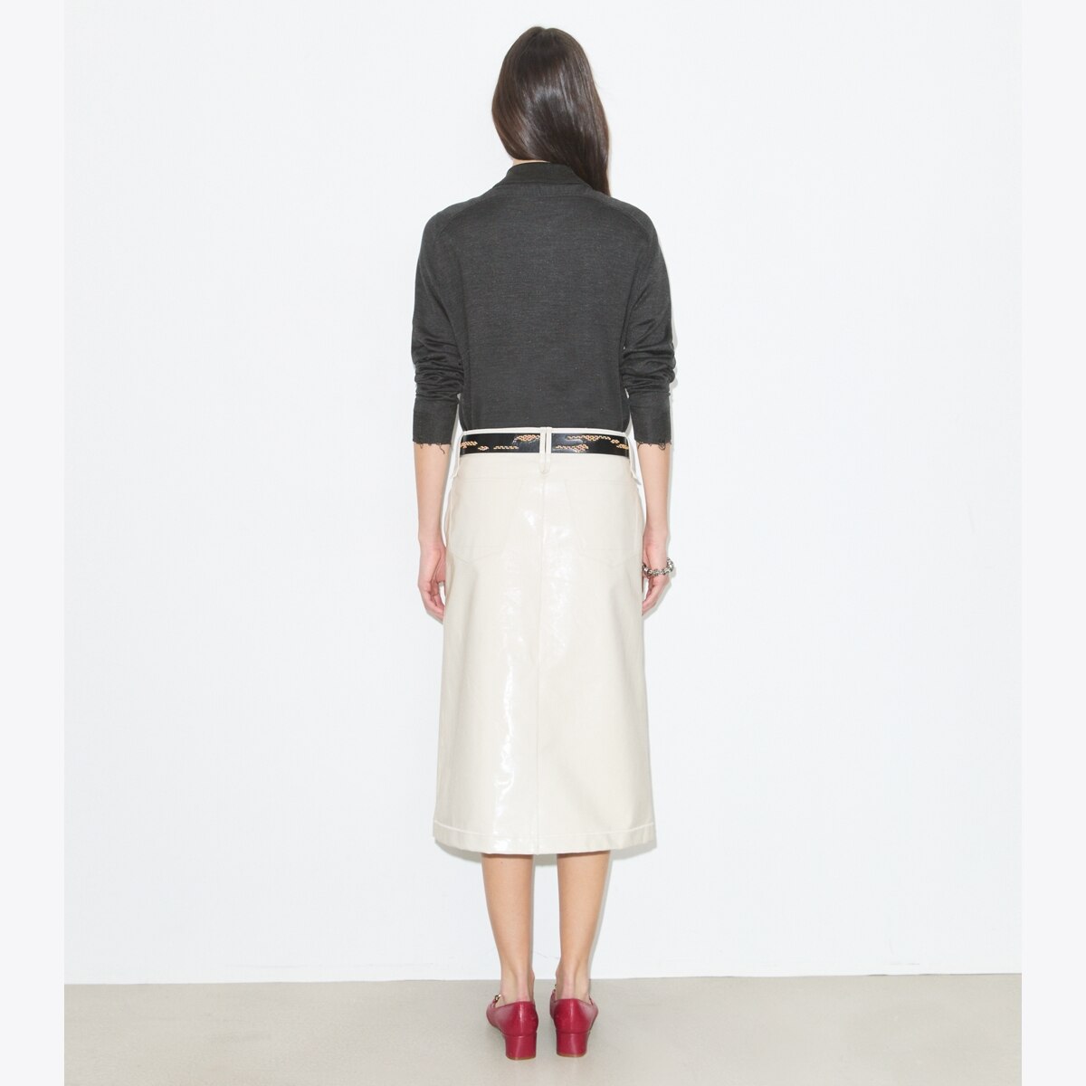LEATHER SKIRT - thumbnail 3