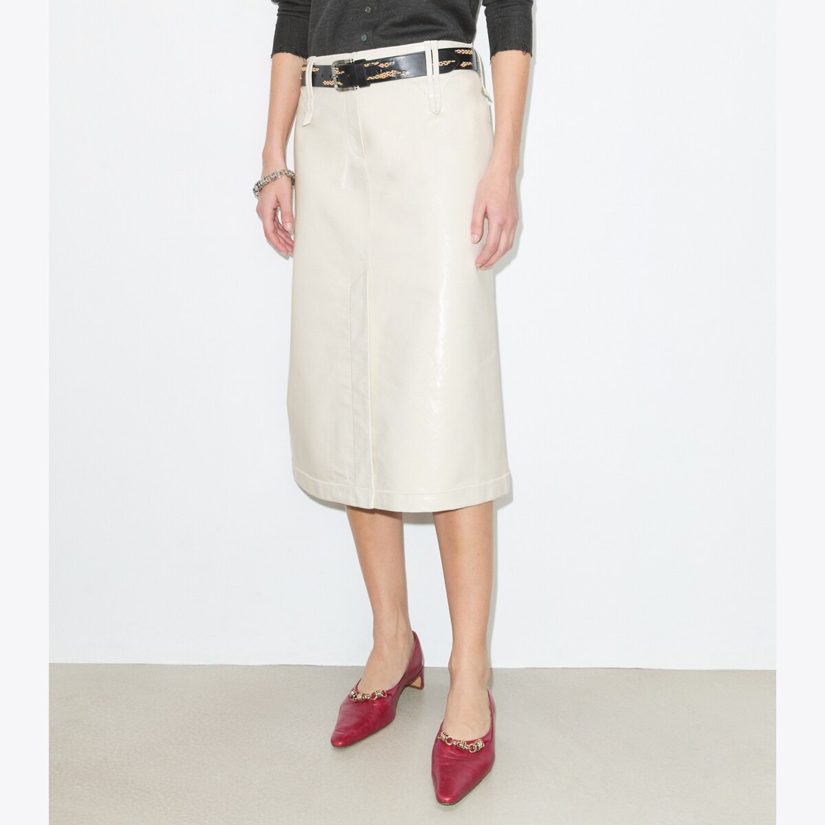 LEATHER SKIRT - thumbnail 5