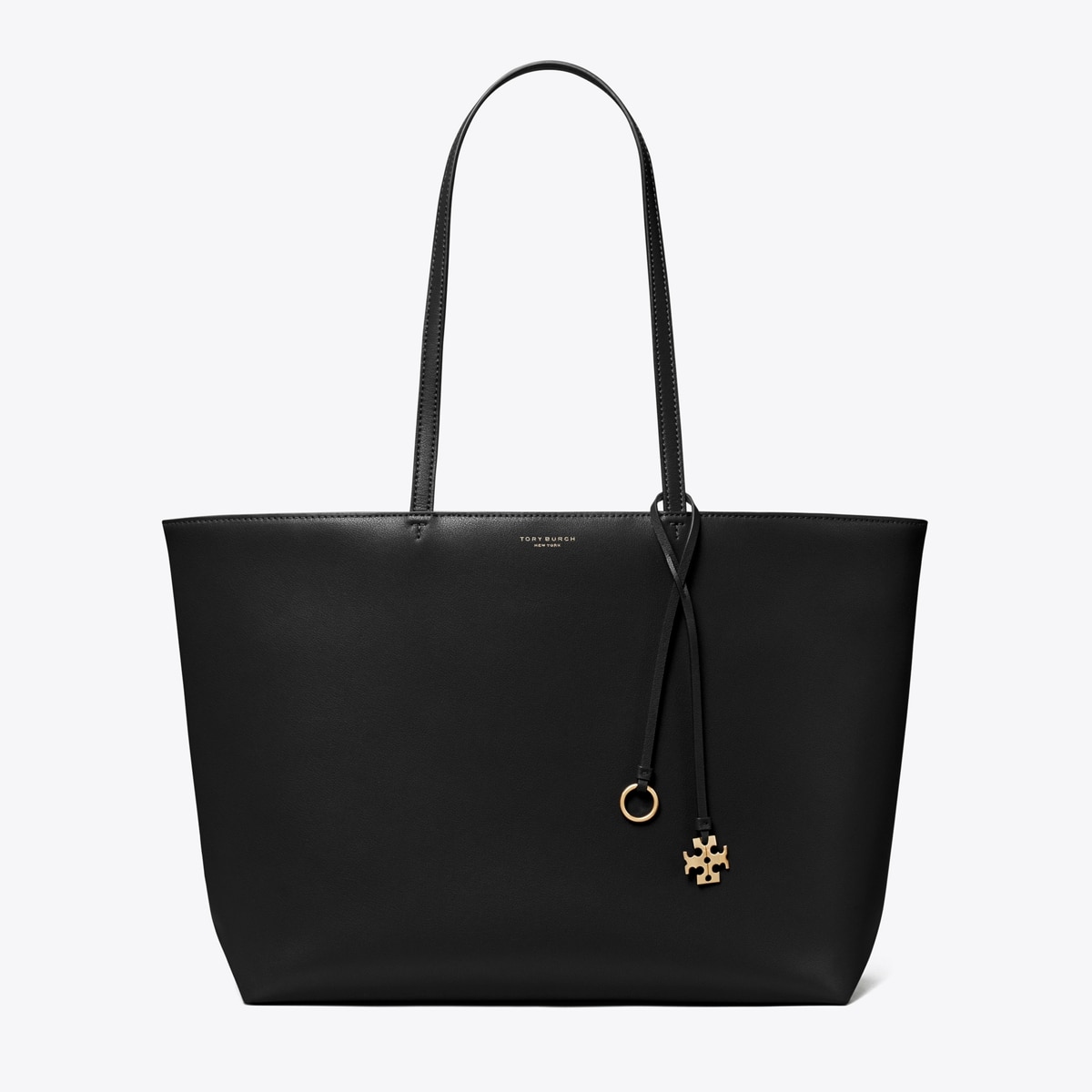 Leather Top Zip Tote: Women's Designer Tote Bags | Tory Burch