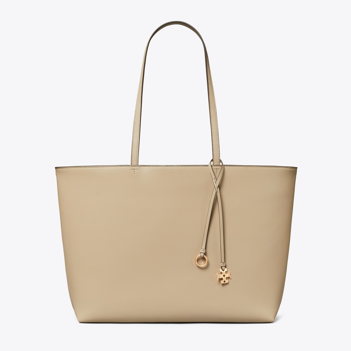 Leather Top Zip Tote: Women's Designer Tote Bags | Tory Burch