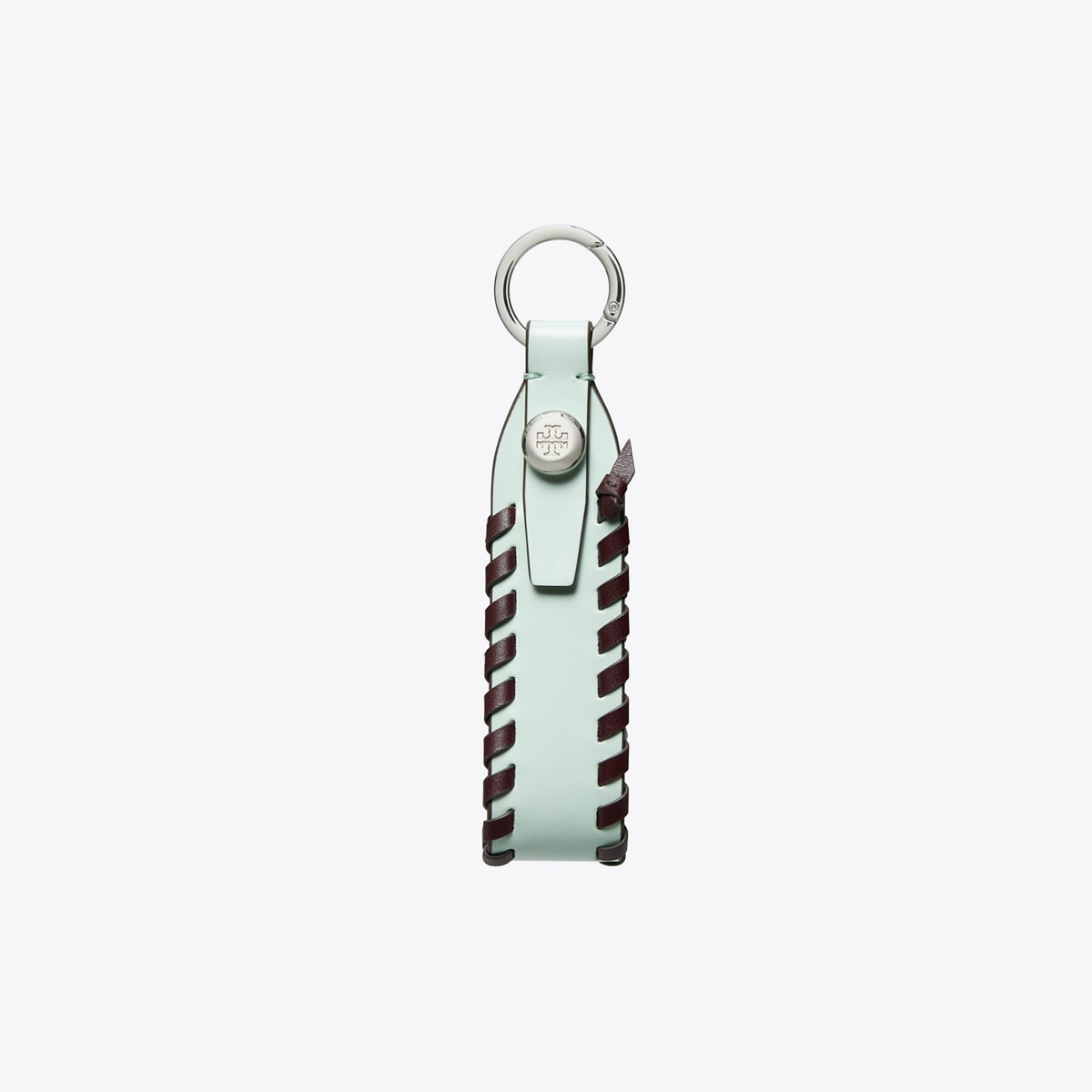 TORY BURCH リーフ編み ロゴチャーム Charms Bag Chain: Women's Designer Bag Charms & Key Rings | Tory Burch