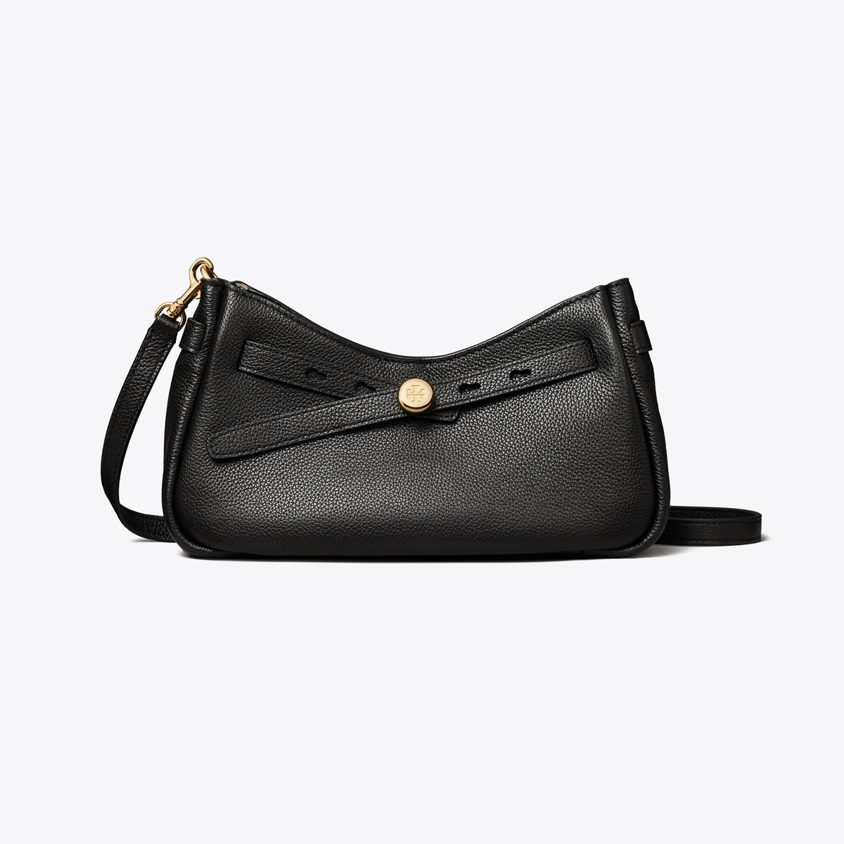 Romy Zip Top Crossbody in black | Tory Burch EU