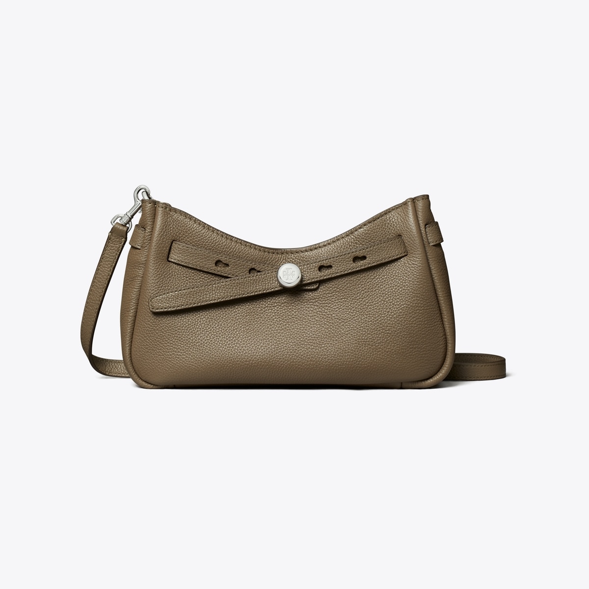 Leather Zip Top Crossbody: Women's Designer Crossbody Bags | Tory
