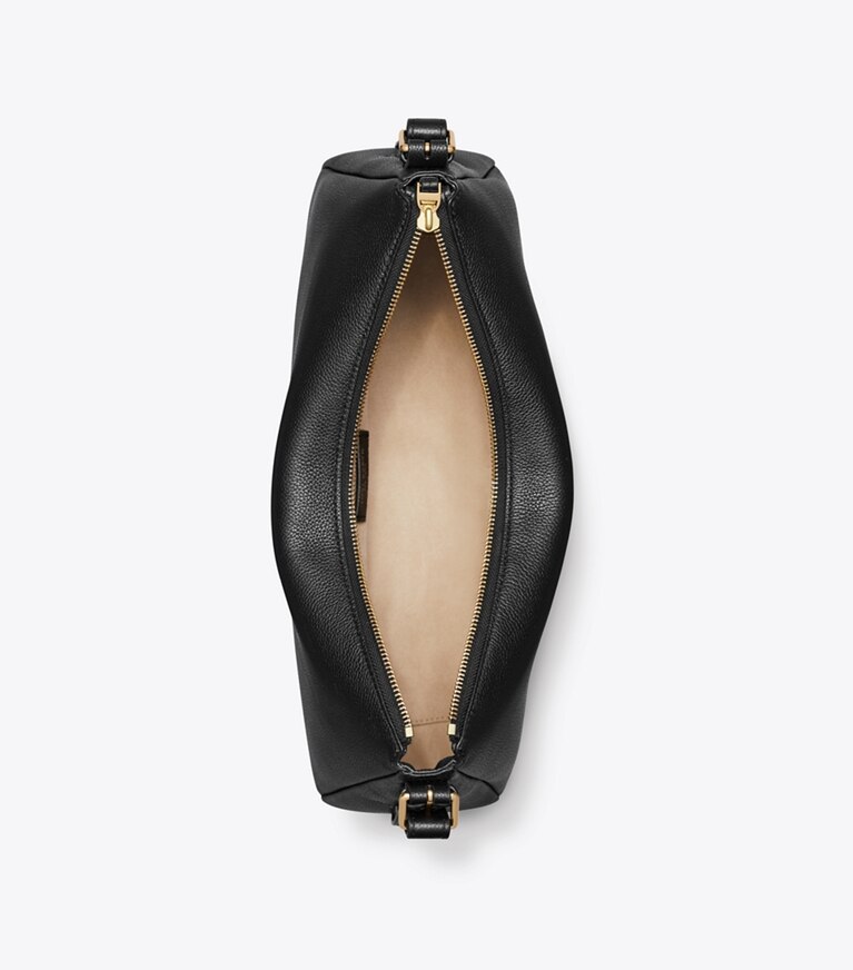 Leather Zip Top Shoulder Bag: Women's Designer Shoulder Bags