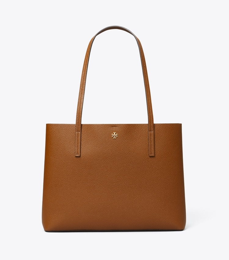 Tory Burch designer トートバッグ レザー ジップ トートバッグ in CORTADO / CORTADO front