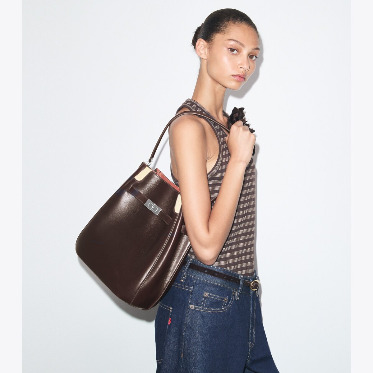 Lee Radziwill Bucket Bag: Women's Designer Shoulder Bags | Tory Burch