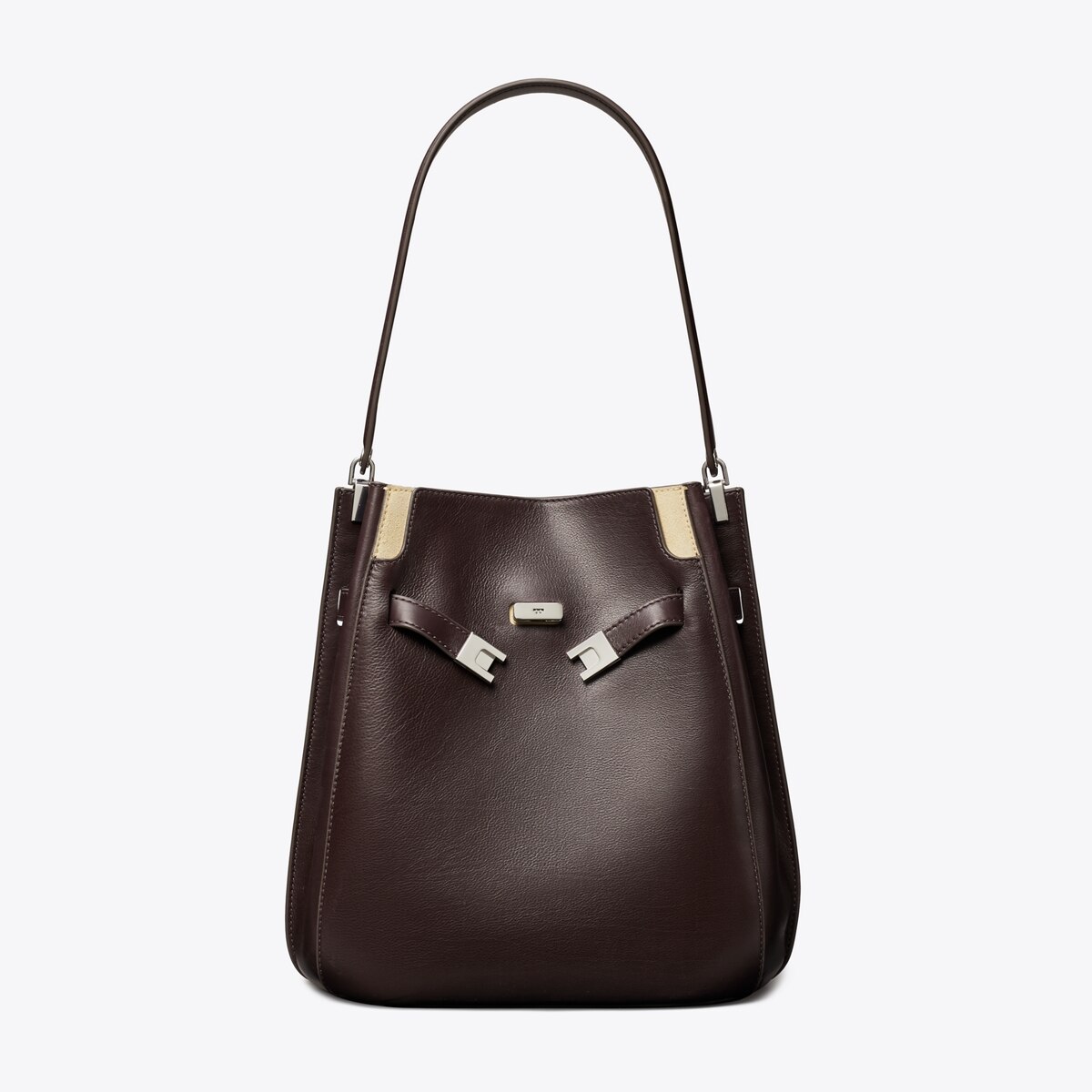 Tory Burch バッグ lee-radziwill-bucket-bag-front